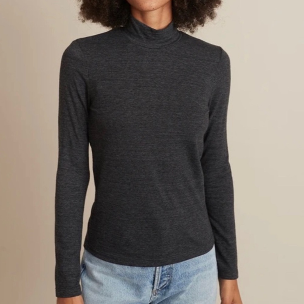 Marine Layer Women’s Lynn Turtleneck - Charcoal M